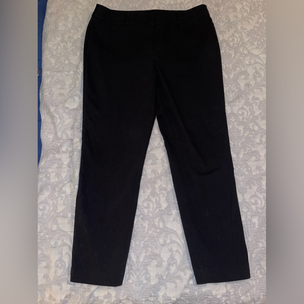 LOFT “Julie Skinny” Black Pants Size 10